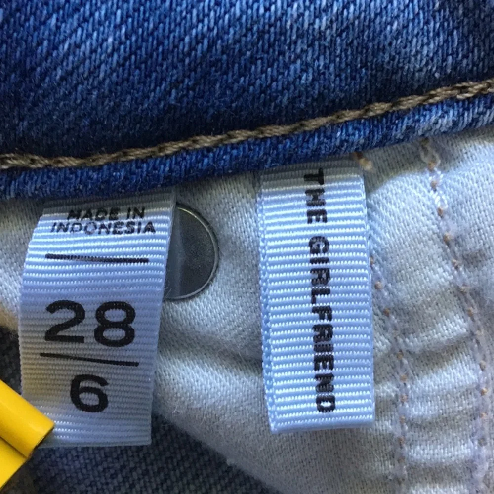 Ann Taylor LOFT the girlfriend denim jeans size 6 - Picture 4 of 5